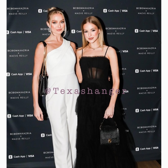 NWT BCBGMaxAzaria Oly Corset Tulle Gown Size 2 Black - Picture 7 of 15